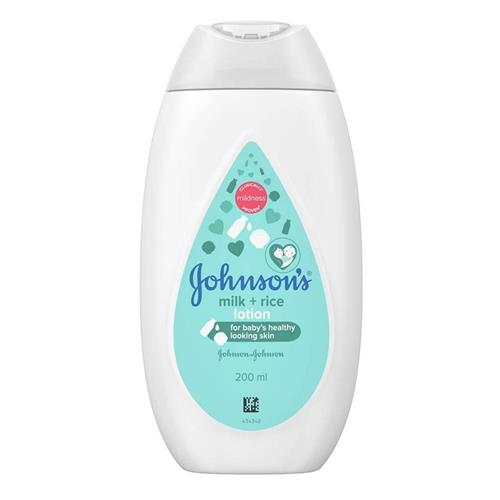 JOHNSON'S BABY LOTION RICE+MILK 200ml